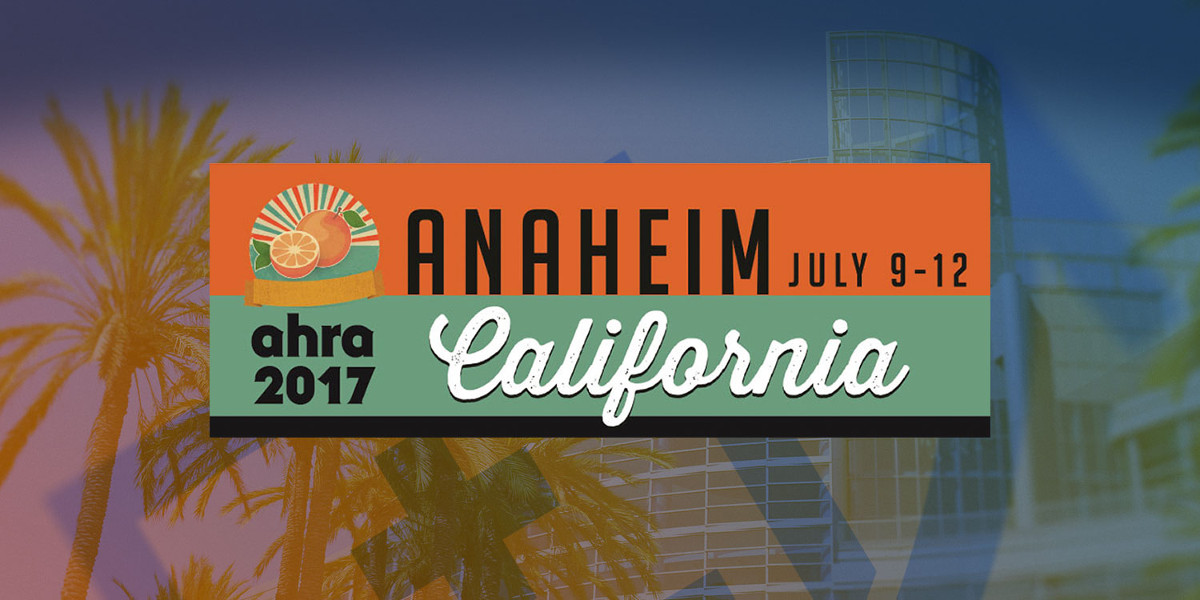 Visit us at AHRA – Anaheim, CA.