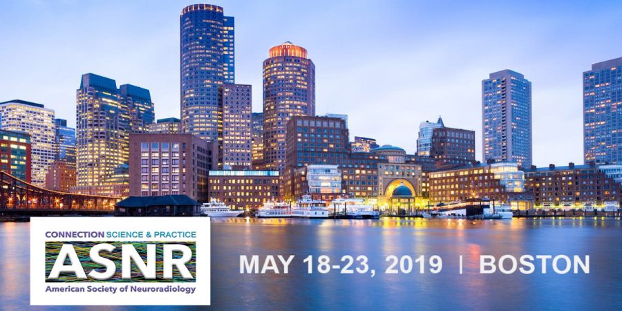 Meet us at ASNR19 - Booth # 605